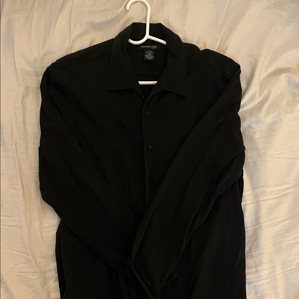 Kenneth Cole Midnight Black Dress Shirt